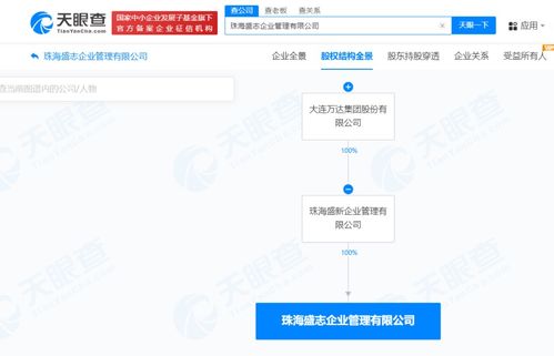 万达再成立一家企管公司 王健林任董事长